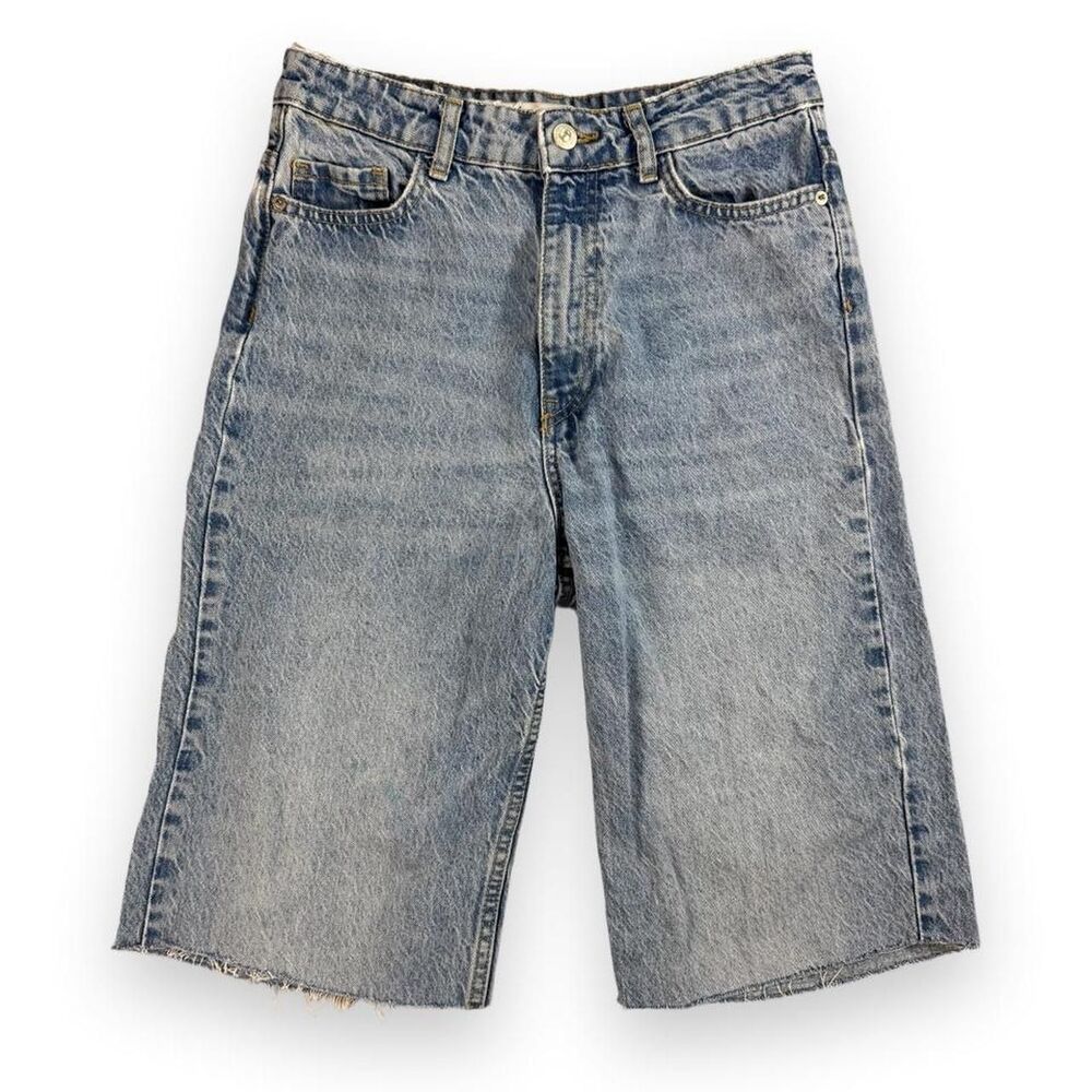 Zara Light Blue Denim Jean Shorts